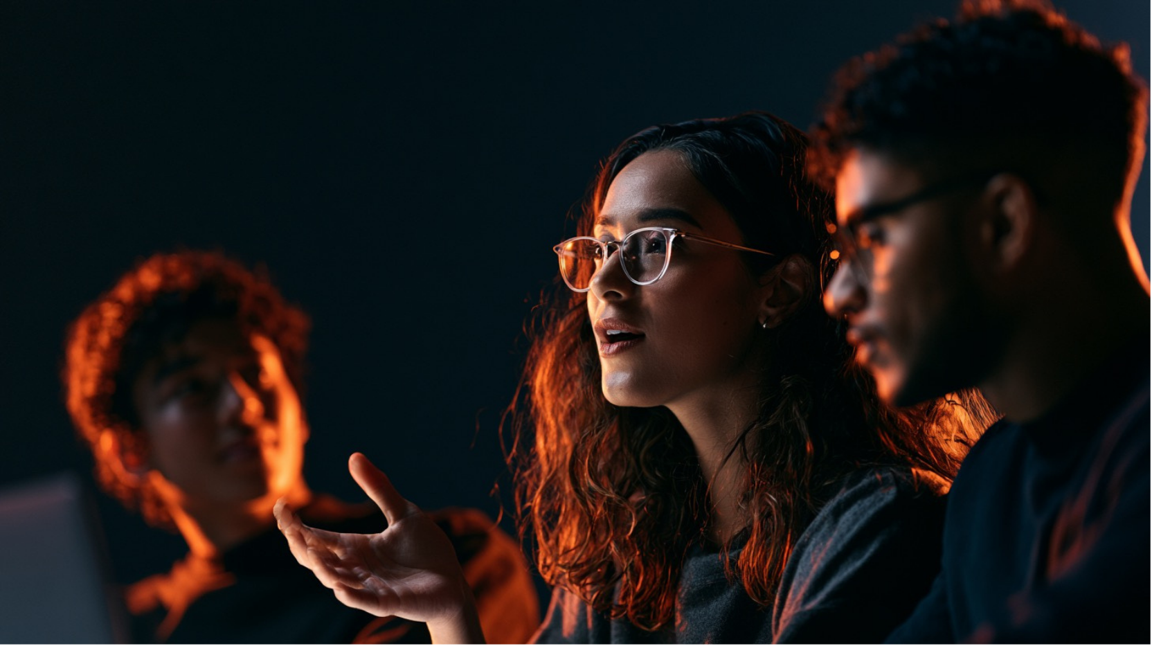 University students exploring real-world AI applications